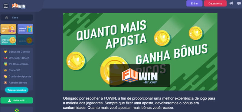 Bônus de fidelidade em cassino ao vivo